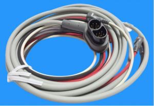 Welch Allyn / Zoll One-piece 3 Leads ECG Cable , Snap/AHA